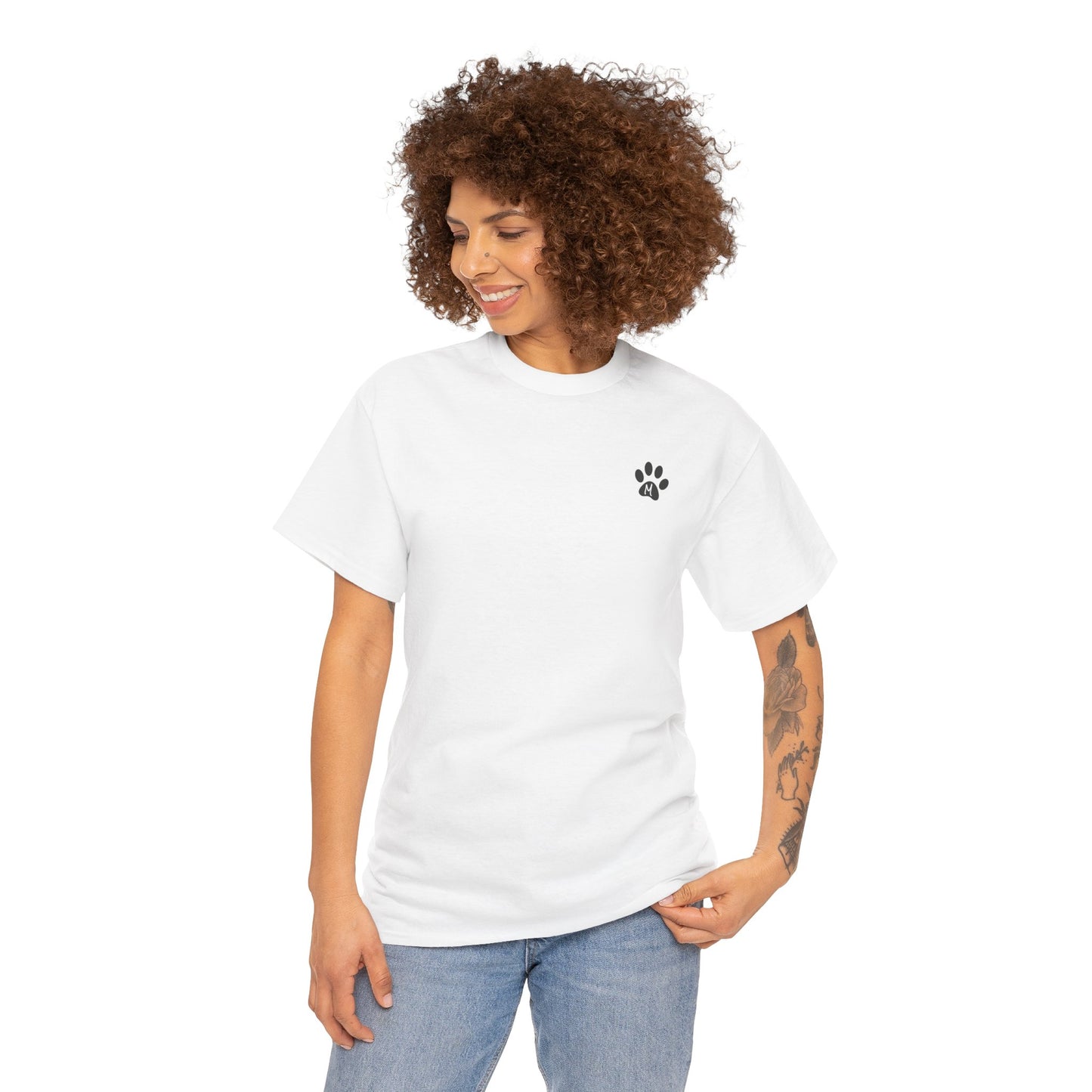 ORIGINAL SHIBA SWANK Short Sleeve Unisex Cotton T Shirt, Blue, Red and Yellow Design