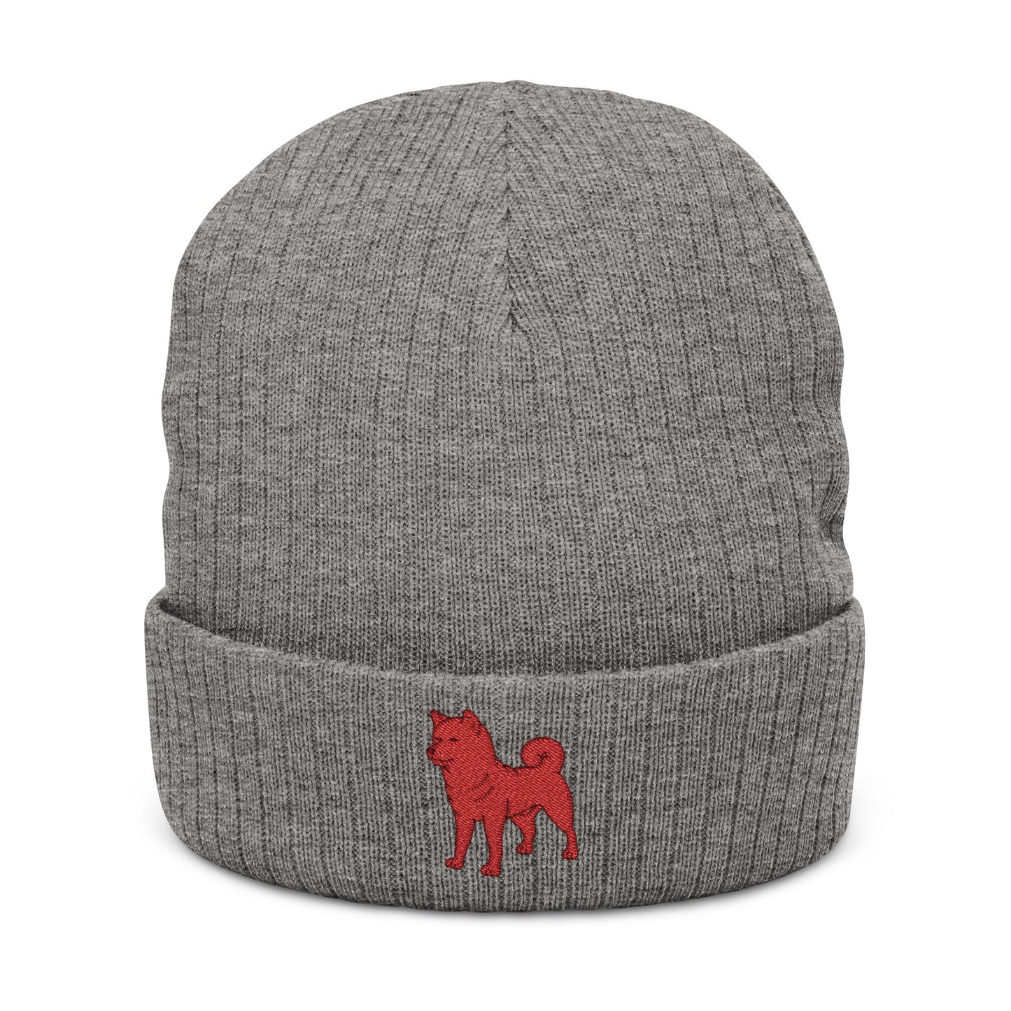Shiba Cozy Warm Knit Embroidered Beanie