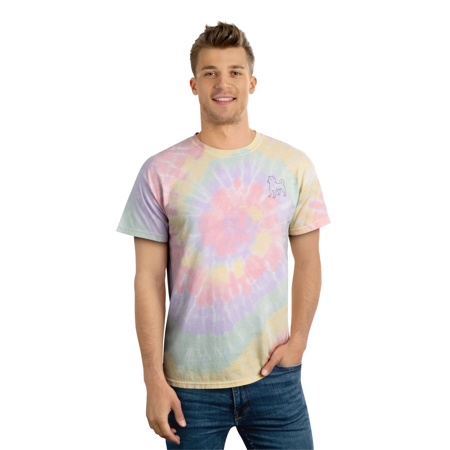 Tie Dye, Short Sleeve, Design on Front and Back, Men and Women