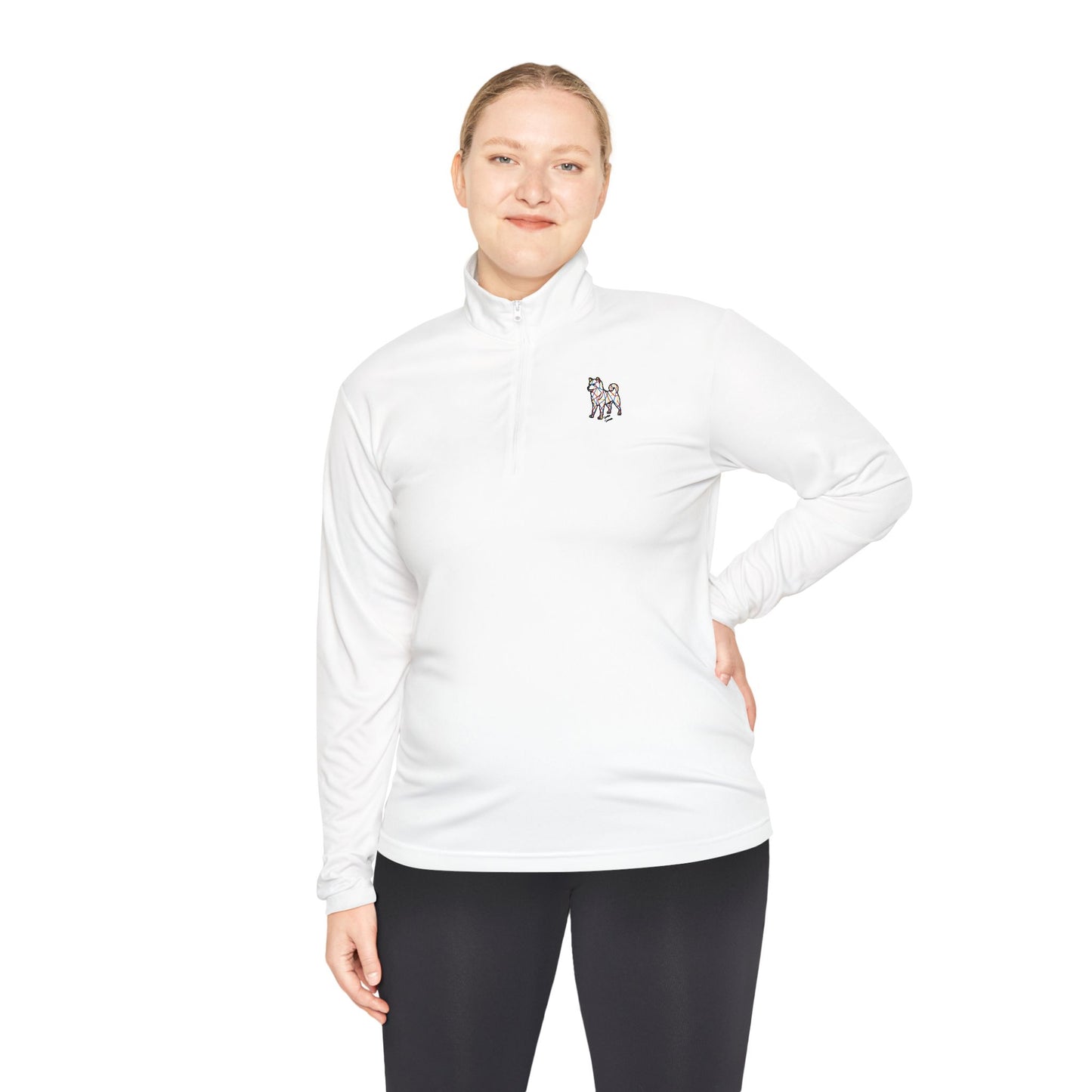 Shiba Swank Stylish Unisex Quarter-Zip Pullover - Cozy Fashion, Ideal for Outdoor Activities, Great Gift for Holidays, Sports, Casual Wear