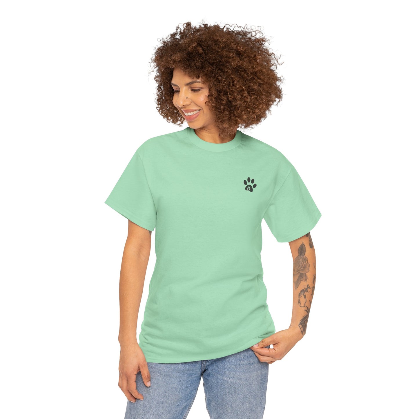 ORIGINAL SHIBA SWANK Short Sleeve Unisex Cotton T Shirt, Blue, Red and Yellow Design