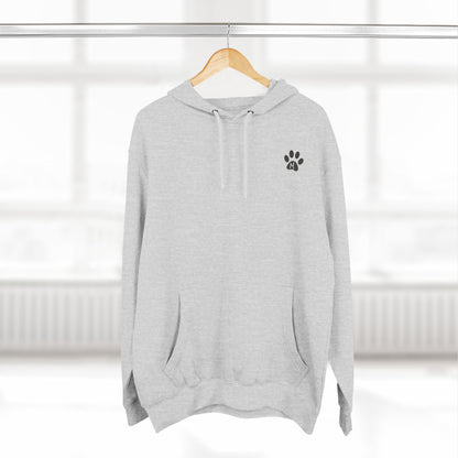 SHIBA SWANK - Unisex Three-Panel Fleece Hoodie, Front And Back Design