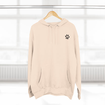 SHIBA SWANK - Unisex Three-Panel Fleece Hoodie, Front And Back Design