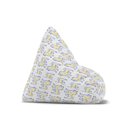 Bean Bag Cover - Shiba Inu Design  - Blue and Yellow