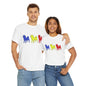 ORIGINAL Short Sleeve, Graphic T-Shirt, Blue, Yellow, Red Design For Strength, Happiness, Positivity  - Shiba Inu