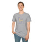 SHIBA SWANK Short Sleeve Unisex T-Shirt, Casual Activewear, Blue & Yellow Design