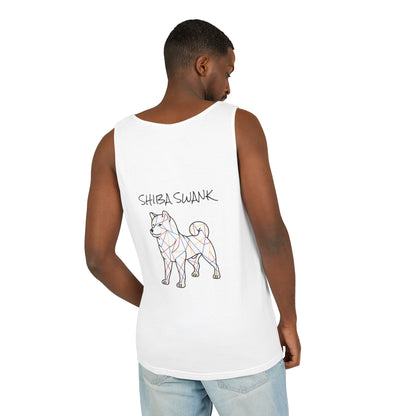 SHIBA SWANK Unisex Sleeveless Tank Top Front & Back Design