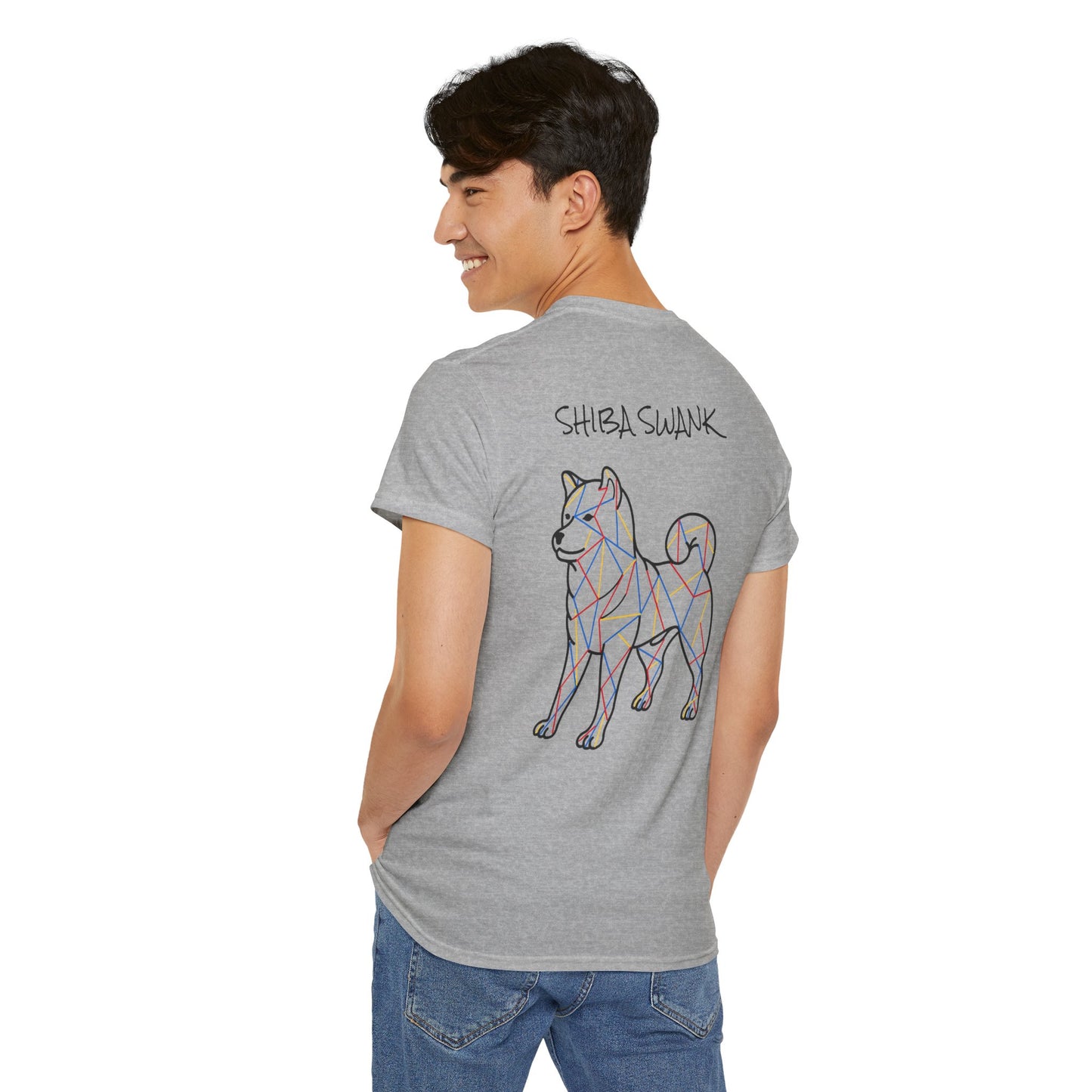 Shiba Swank T-Shirt - Strength Trust Positivity Multi-Colored Unisex Tee