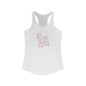 Women's Racerback Tank - Pink SHIBA SWANK Summer Workout Beach Top