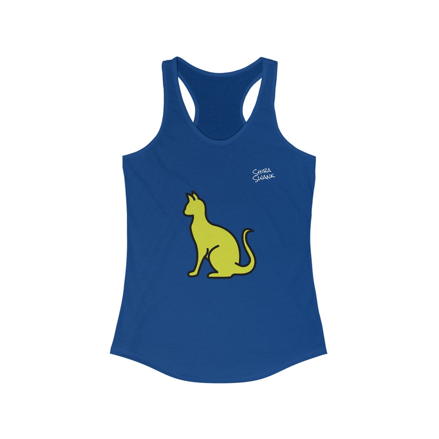 Cat Feline Racerback Tank Top for Women - Yoga, Summer, Hiking, Biking, Beach or the Gym - Tanks, Multiple Colors & Designs, Casual