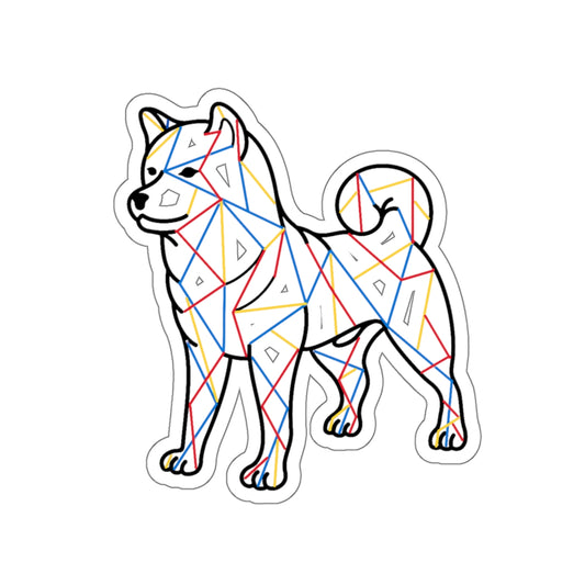 SHIBA SWANK Die Cut Sticker - Indoor & Outdoor Use - Water Resistant Vinyl - 2 Sizes Available