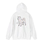 SHIBA SWANK Hooded Sweatshirt - Unisex  - Long Sleeve - Multi Colored - Front and Back Design