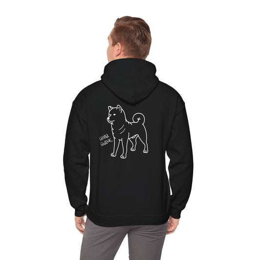 SHIBA SWANK Hooded Sweatshirt - Unisex  - Long Sleeve -  Front and Back Design