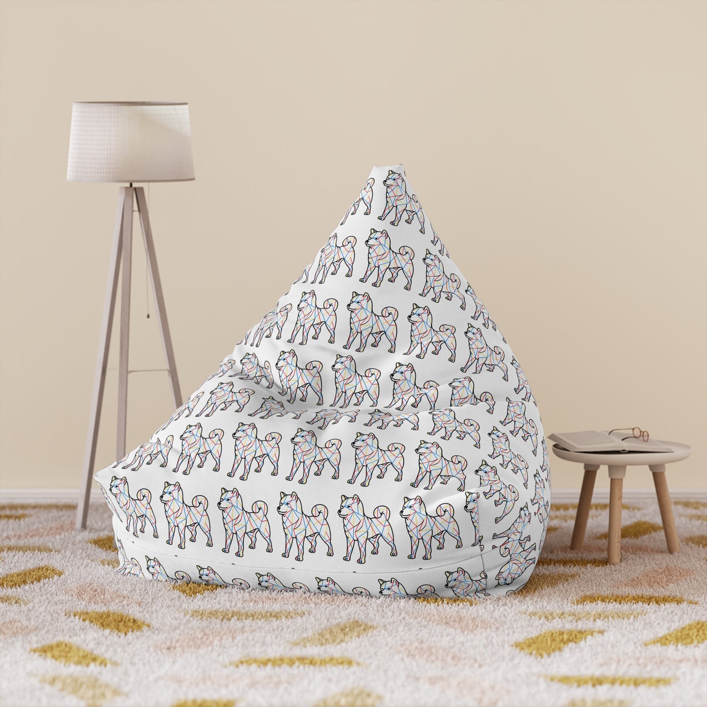 Bean Bag Cover - Shiba Inu Design