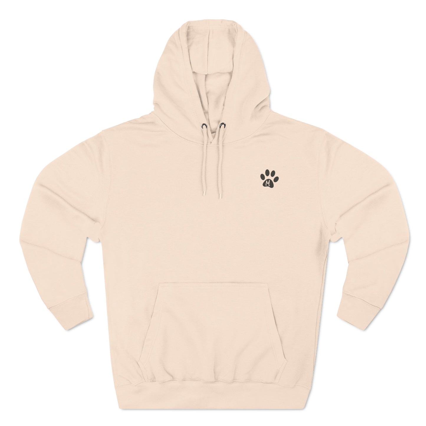 SHIBA SWANK - Unisex Three-Panel Fleece Hoodie, Front And Back Design