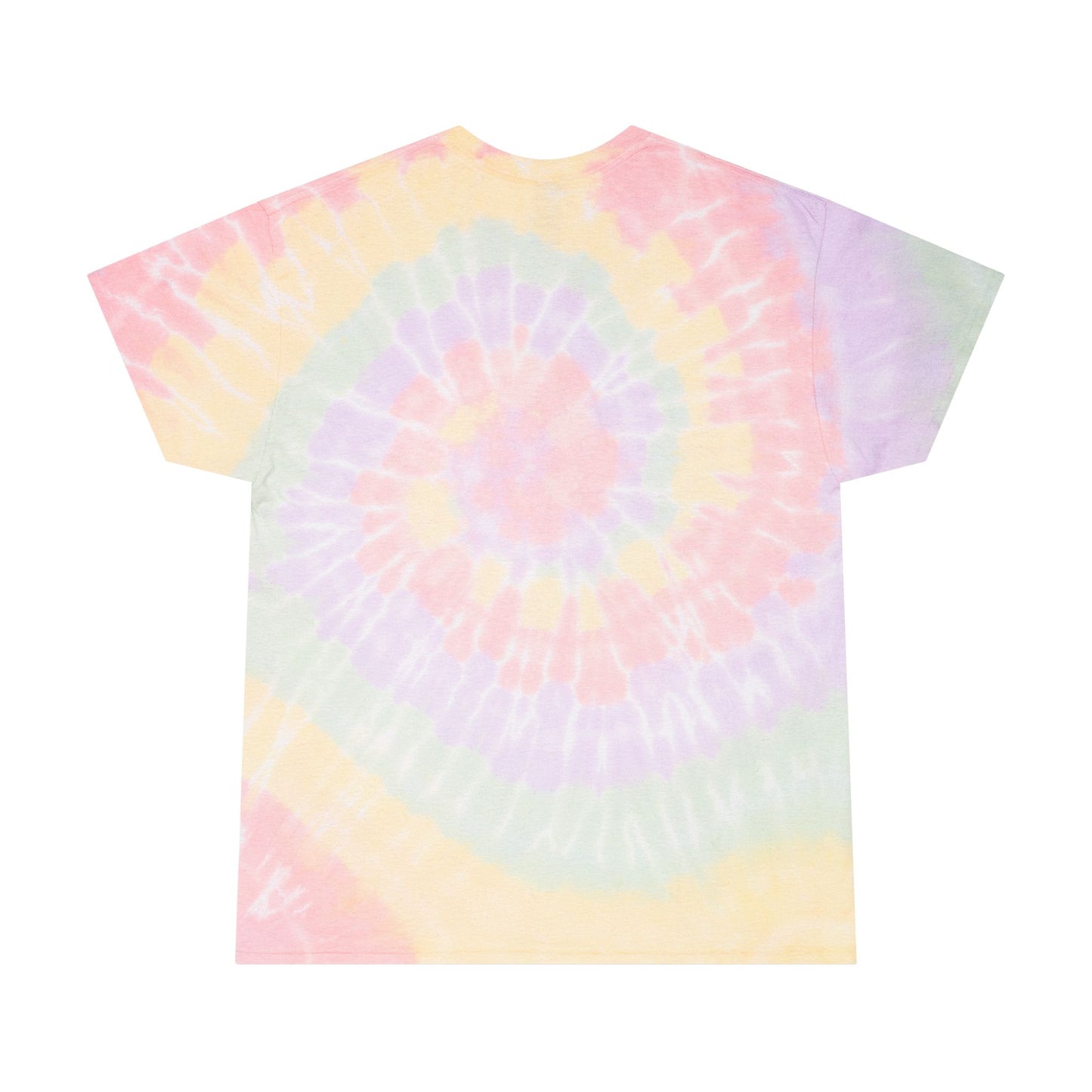 Tie-Dye Pastel Short Sleeve T-shirt, Men and Women, Front Design