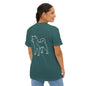 SHIBA SWANK Short Sleeve Pocket T-Shirt, Several Color Tees, Unisex Shirt, Print On Front Pocket And Back