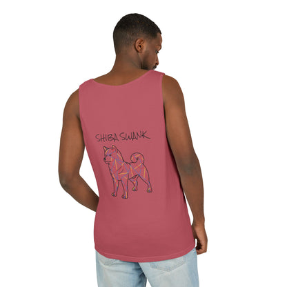 SHIBA SWANK Unisex Sleeveless Tank Top Front & Back Design