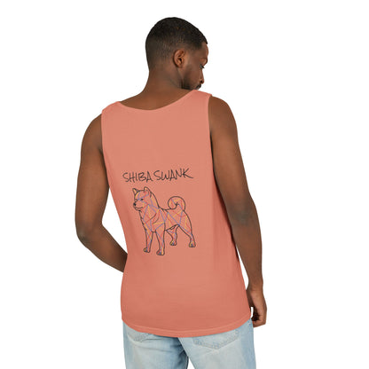 SHIBA SWANK Unisex Sleeveless Tank Top Front & Back Design