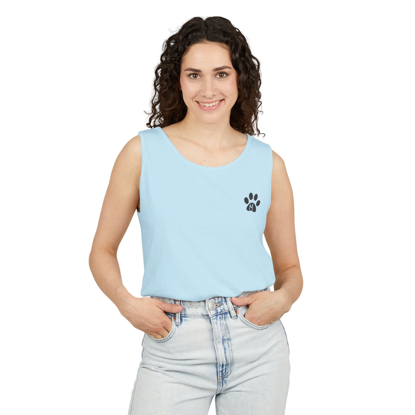 SHIBA SWANK Unisex Sleeveless Tank Top Front & Back Design