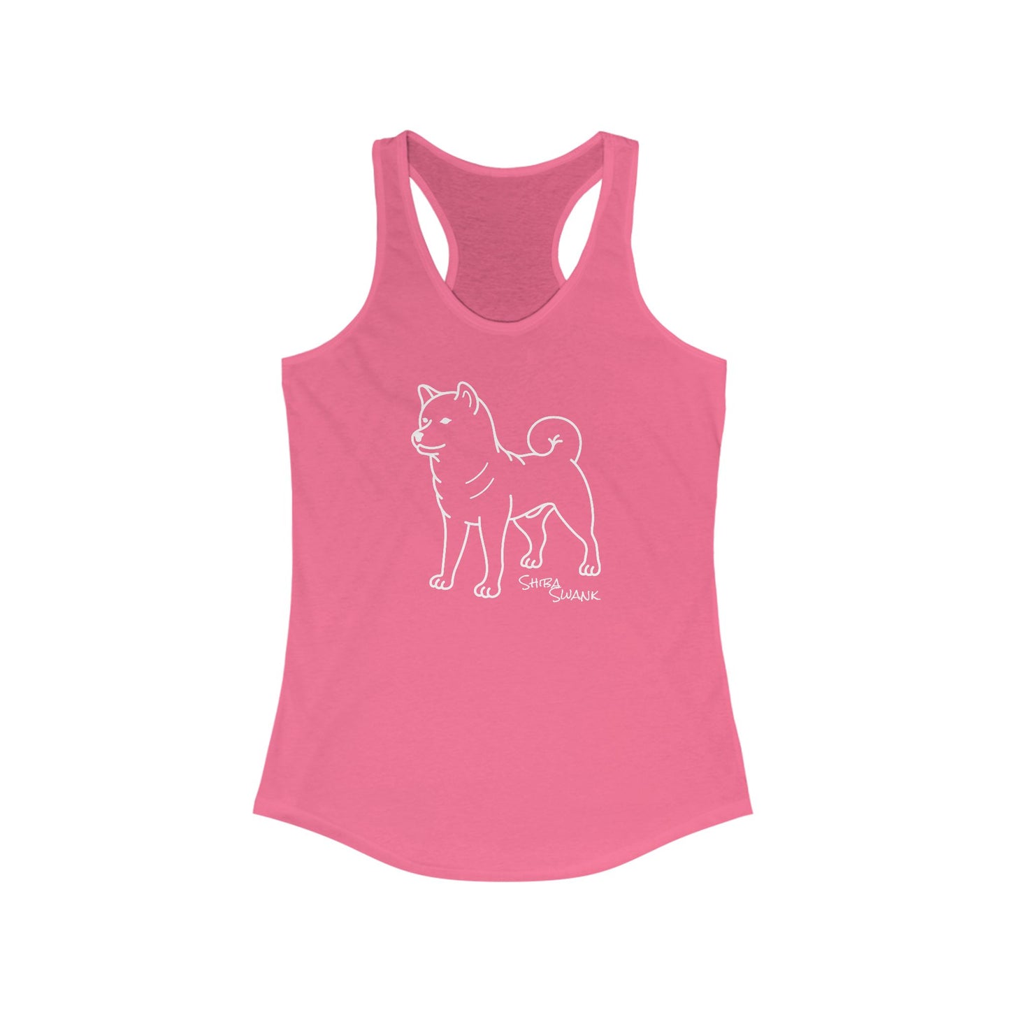 Racerback Tank Top for Women - Yoga, Summer, Hiking, Biking, Beach or the Gym - Shiba Swank Tanks, Multiple Colors and Designs, Casual