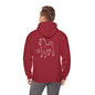 SHIBA SWANK Hooded Sweatshirt - Unisex  - Long Sleeve -  Front and Back Design