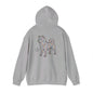 SHIBA SWANK Hooded Sweatshirt - Unisex  - Long Sleeve - Multi Colored - Front and Back Design