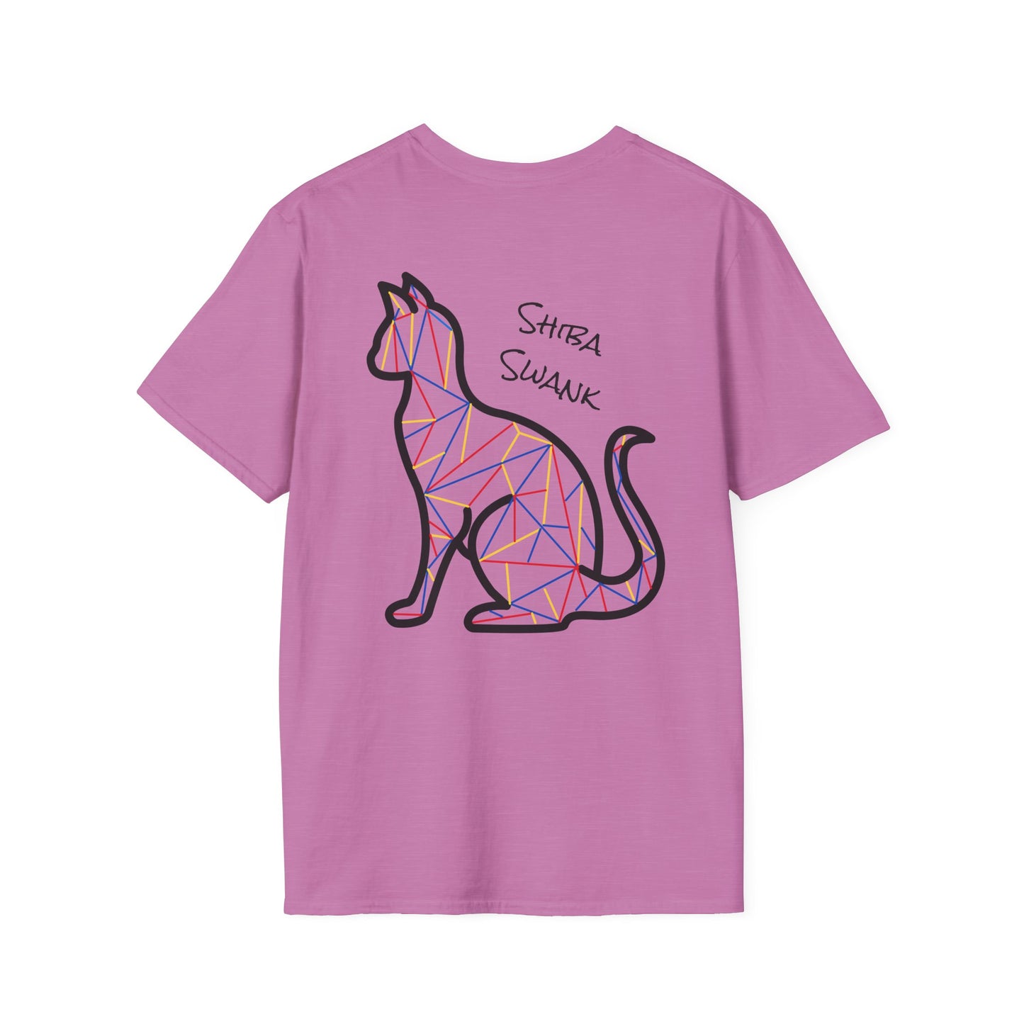 Shiba Swank - Cat - T-Shirt, Feline Symbolizing Strength & Happiness Shirt, Positive Vibes Top, Cute Animal Graphic Tee