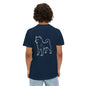 SHIBA SWANK Short Sleeve Pocket T-Shirt, Several Color Tees, Unisex Shirt, Print On Front Pocket And Back